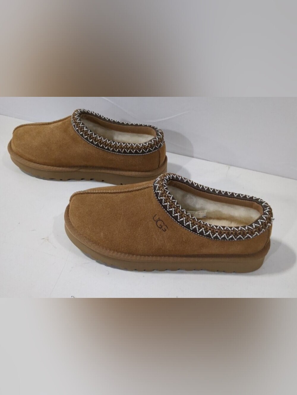 UGG™ Tasman Chestnut Slip-On Shearling Lined Slippers Size 7 New - Picture 5 of 12